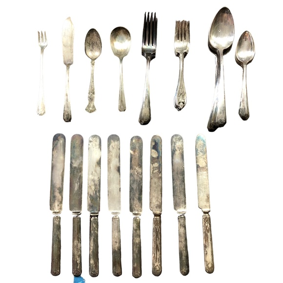1847 Rogers Bros Frank Herschede Silversmith Vintage XS Triple 36 Pcs Silverware - Picture 2 of 11